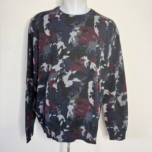 NWT Grafton Camo Sweater Lightweight Crewneck Long Sleeve Men's Sz L